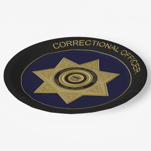 Rectificerende functionaris Badge Gold 02-PAPER-BO Papieren Bordje (Gekanteld)