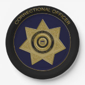 Rectificerende functionaris Badge Gold 02-PAPER-BO Papieren Bordje (Voorkant)