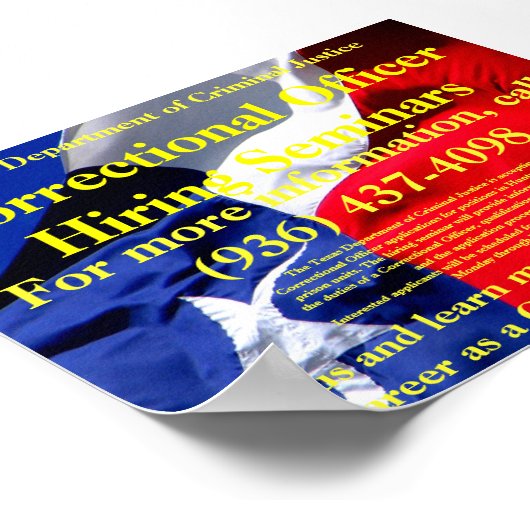 Rectificerende functionaris die Seminars in dienst Poster (Hoek)