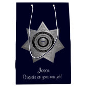 Rectificerende functionarissen Badge, Silv-Blue-Me Medium Cadeauzakje (Voorkant)