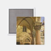 Rector's Palace Arches met Dubrovnik Cathedraal Magneet (Voorkant / Achterkant)