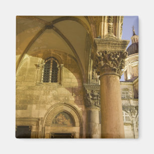 Rector's Palace Arches met Dubrovnik Cathedraal Magneet