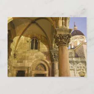 Rectorspaleis Arches met Dubrovnik Kathedraal Briefkaart