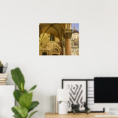 Rectorspaleis Arches met Dubrovnik Kathedraal Poster (Thuiskantoor)