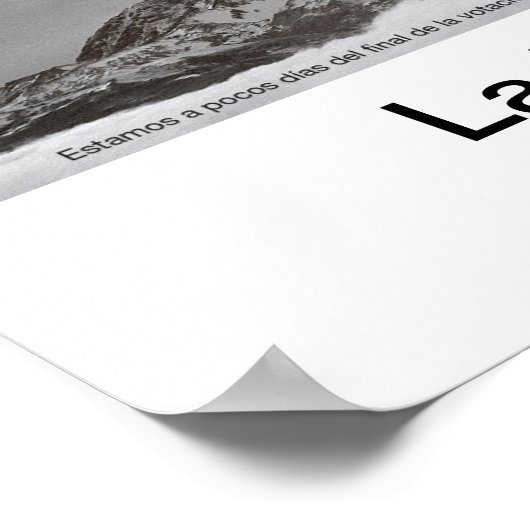 recuerdo de Las Paz Poster (Hoek)