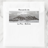 recuerdo de Las Paz Rechthoekige Sticker (Tas)