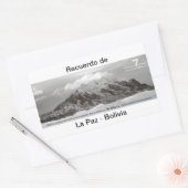 recuerdo de Las Paz Rechthoekige Sticker (Envelop)