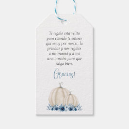 Recuerdo Oración Spaans Baby shower Favor Cadeaulabel