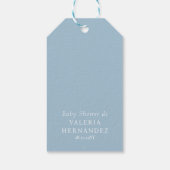 Recuerdo Oración Spaans Baby shower Favor Cadeaulabel (Achterkant)