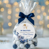 Recuerdos Bautizo Jongen Engel Doop Gunsten Gesche Ronde Sticker