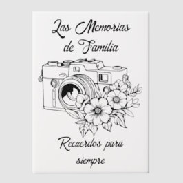 Recuerdos de Familia Vellum Uitnodigingen