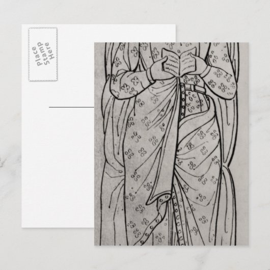 Recumbant Eleanor van Aquitaine Briefkaart (Voorkant / Achterkant)