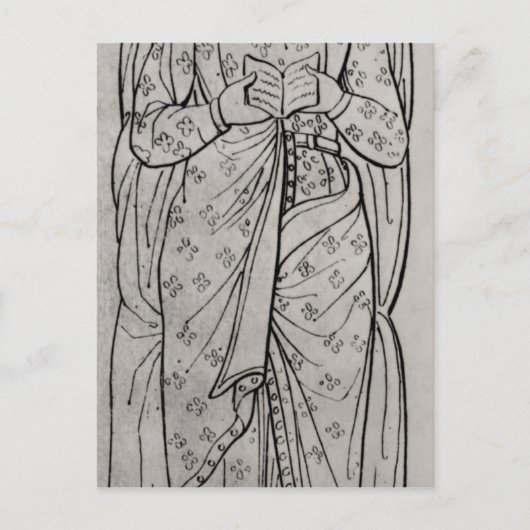 Recumbant Eleanor van Aquitaine Briefkaart (Voorkant)