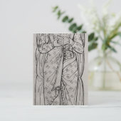 Recumbant Eleanor van Aquitaine Briefkaart (Staand voorkant)