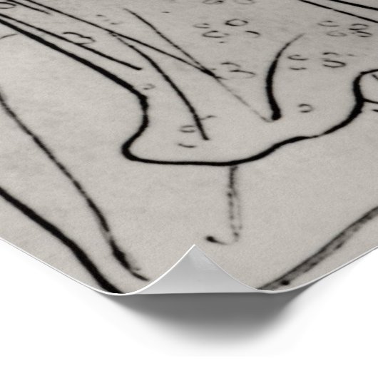 Recumbant Eleanor van Aquitaine Poster (Hoek)