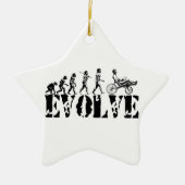 Recumbent Bicycle Evolution Fun Sports Art Keramisch Ornament (Voorkant)