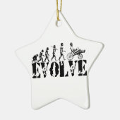 Recumbent Bicycle Evolution Fun Sports Art Keramisch Ornament (Links)