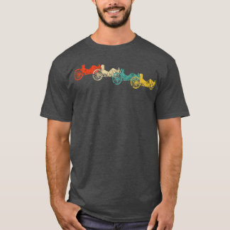 Recumbent Bike Cyclist  Retro Cycling Recum T-shirt