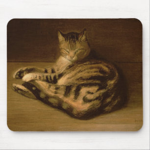 Recumbent Cat, 1898 Muismat