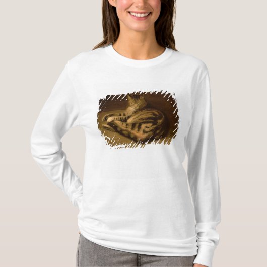 Recumbent Cat, 1898 T-shirt (Voorkant)