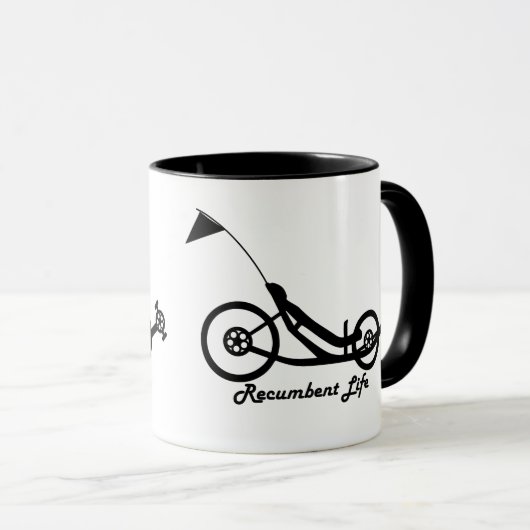 Recumbent Life Cup Mok (Voorkant rechts)