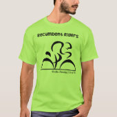 Recumbent Riders Bikes T-shirt (Voorkant)