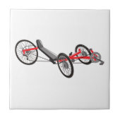 Recumbent Trike Tegeltje (Voorkant)