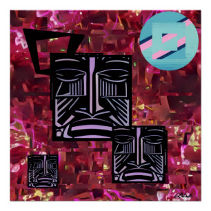 Recursief Tiki Perfect Poster