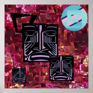 Recursief Tiki Poster