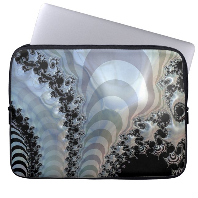 Recursieve Rijken Laptop Sleeve (Voorkant)