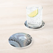 Recursive Realms Zandsteen Onderzetter (Zijkant)