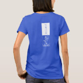 Recurve Archer voor vrouwen - Centerpunch (donker) T-shirt (Achterkant)