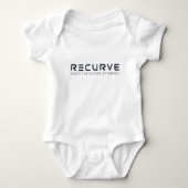 Recurve baby één stuk romper (Voorkant)