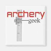 recurve geek magneet (Voorkant)