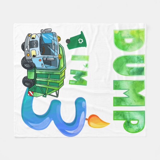 Recyclage 3 jaar oud vuilnis 3rd fleece deken (Voorkant (Horizontaal))