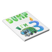 Recyclage 3 jaar oud vuilnis 3rd notitieblok (Schuin)