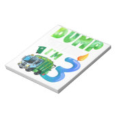 Recyclage 3 jaar oud vuilnis 3rd notitieblok (Linkerzijde)