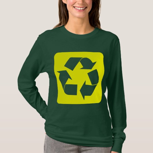 Recyclage - Geel T-shirt (Voorkant)