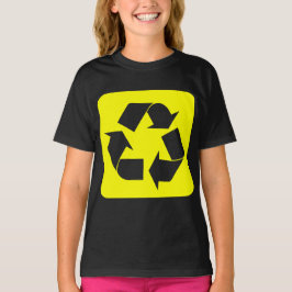 Recyclage - Geel T-shirt