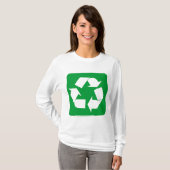Recyclage - Groen gras T-shirt (Voorkant volledig)