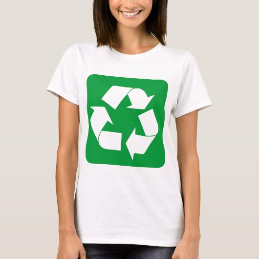 Recyclage - Groen gras T-shirt (Voorkant)