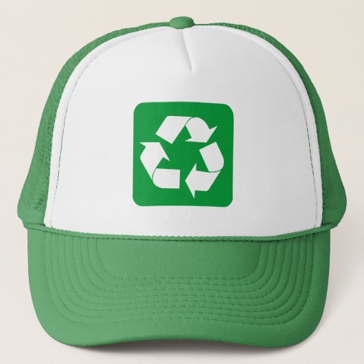 Recyclage - Groen gras Trucker Pet (Voorkant)