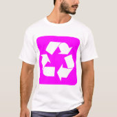Recyclage — Magenta T-shirt (Voorkant)