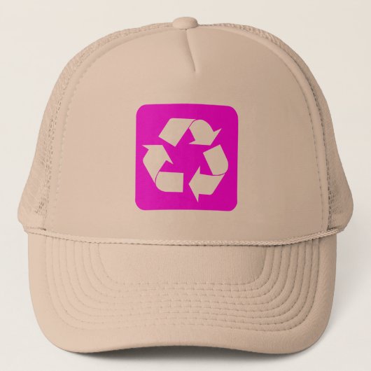 Recyclage — Magenta Trucker Pet (Voorkant)
