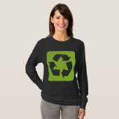 Recyclage - Martian Green T-shirt (Voorkant volledig)