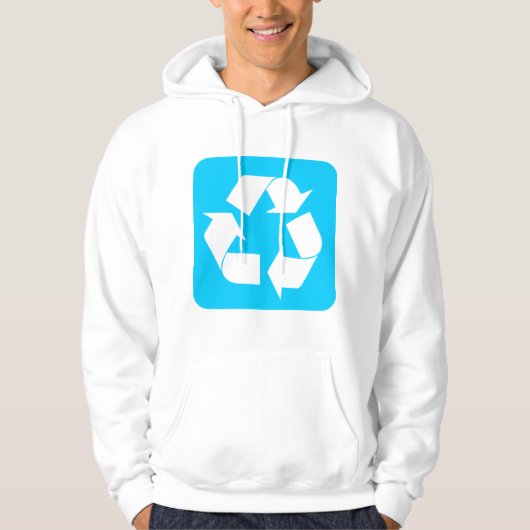 Recyclage - Sky Blue Hoodie (Voorkant)