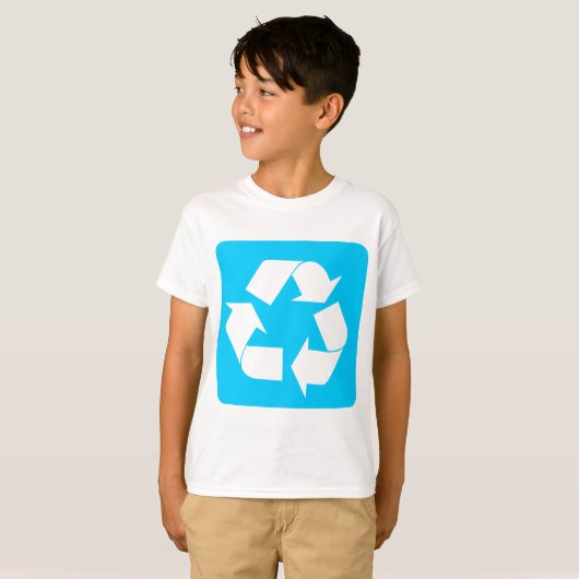 Recyclage - Sky Blue T-shirt (Voorkant volledig)