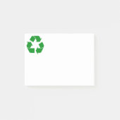 Recyclage-symbool - groen post-it® notes (Voorkant)