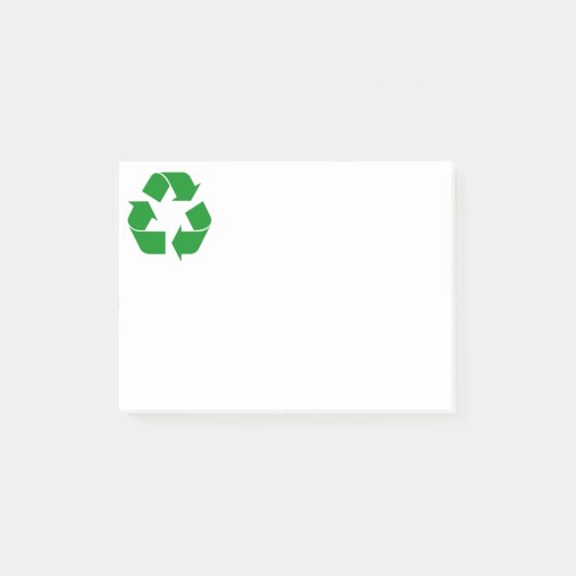 Recyclage-symbool - groen post-it® notes (Voorkant)