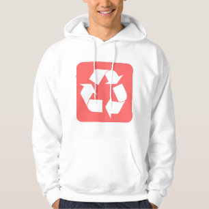 Recyclage - Tropisch roze Hoodie